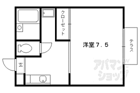 ドエルＴＡＨＯＥ 105 ｜ 京都府京都市伏見区桃山羽柴長吉西町（賃貸アパート1K・1階・25.56㎡） その2