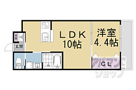 京都府京都市山科区御陵大津畑町（賃貸マンション1LDK・2階・33.07㎡） その2