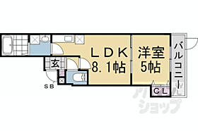 ＣＡＳＡ　ＷＯＯＤ　東伊達 302 ｜ 京都府京都市伏見区深草東伊達町（賃貸アパート1LDK・3階・30.46㎡） その2