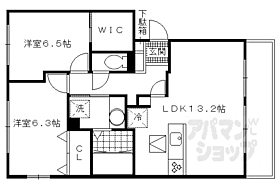 エーデルハイム東香園 202 ｜ 京都府宇治市木幡熊小路（賃貸アパート2LDK・2階・62.70㎡） その2