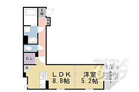 京都府京都市山科区勧修寺西金ケ崎（賃貸アパート1LDK・3階・35.60㎡） その2