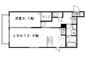 ＳＯＭＮＩＵＭ藤森 202 ｜ 京都府京都市伏見区深草枯木町（賃貸アパート1LDK・2階・47.75㎡） その2