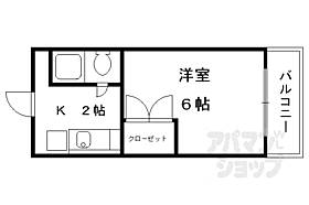 ボーン宇治I号館 1407 ｜ 京都府宇治市羽拍子町（賃貸マンション1K・4階・17.47㎡） その2