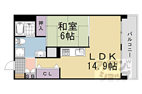 ジュネット京都・久我の杜　西棟 215 ｜ 京都府京都市伏見区久我東町（賃貸マンション1LDK・2階・55.00㎡） その2