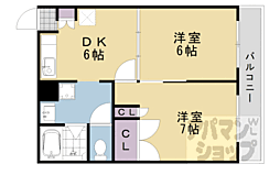 間取図画像 2DK