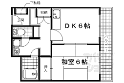 メゾンコヤマ 2階1DKの間取り