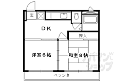 間取図画像 2DK