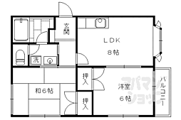 常葉木邸 2LDKの間取図画像
