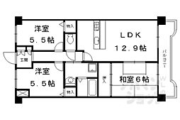 アズハウス 3LDKの間取図画像