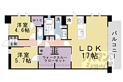 間取図画像 2SLDK