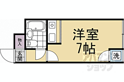トライヤード1 ワンルームの間取図画像