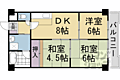 深草サニーハイツ6階7.7万円