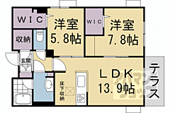物件の間取り
