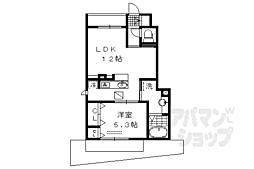 プリマベーラ綾2 1LDKの間取図画像