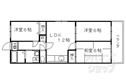 ネオハイツ 3LDKの間取図画像