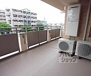 広いベランダです。