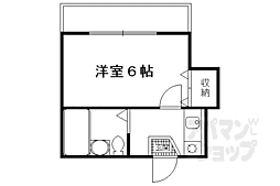 レオパレス伏見第3 1Kの間取図画像