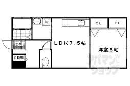 コーポ南城園 1DKの間取図画像