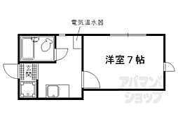サイラスノーム京都 1Kの間取図画像