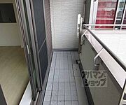 西向きのベランダです