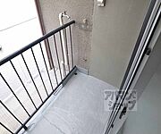 洗濯機置き場もあるバルコニーです。