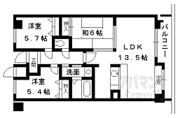 グランK'S 3LDKの間取図画像