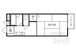 和泉ハイツ 1Kの間取図画像