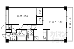 グレースナカミヤ 1LDKの間取図画像
