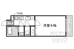 メゾンクレア 1Kの間取図画像