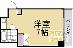 フォレスト 1Kの間取図画像