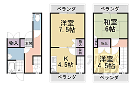 宇治市宇治蔭山59−66貸家
