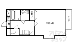 メゾンアロー 1Kの間取図画像