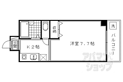 グレイスエビヤ 1Kの間取図画像