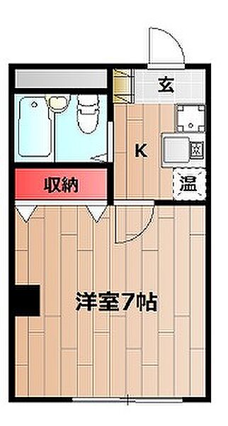 エスポアール西屋 308｜兵庫県明石市西明石南町2丁目(賃貸マンション1K・3階・18.70㎡)の写真 その2