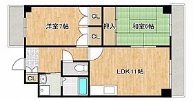 ガーデンハイツ 206 ｜ 兵庫県神戸市東灘区本庄町2丁目（賃貸マンション2LDK・2階・55.03㎡） その2