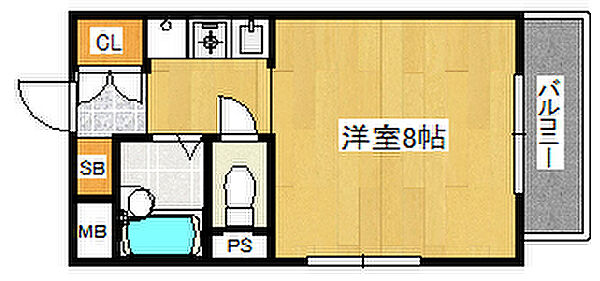 フラワービル 301｜兵庫県神戸市灘区琵琶町3丁目(賃貸マンション1K・3階・23.87㎡)の写真 その2