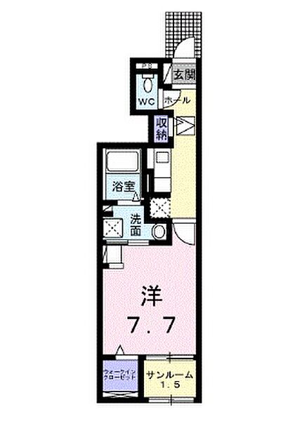 プラシード 104｜兵庫県姫路市名古山町(賃貸アパート1K・1階・31.66㎡)の写真 その2