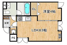 パラシオ御影 101 ｜ 兵庫県神戸市東灘区住吉山手2丁目（賃貸マンション1LDK・1階・33.83㎡） その2