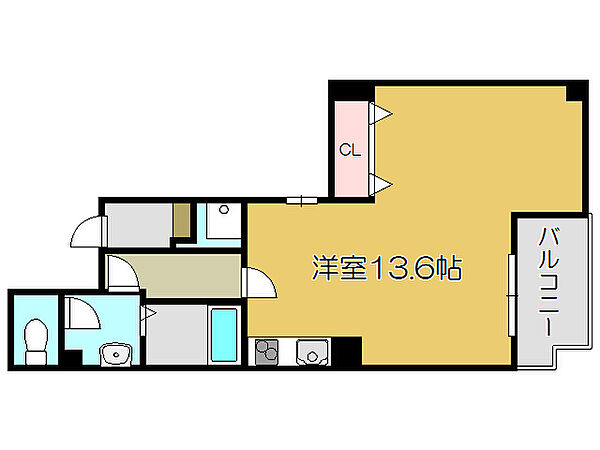 ＦＥＬＩＣＥ朝日町 201｜兵庫県姫路市朝日町(賃貸マンション1R・2階・34.13㎡)の写真 その2