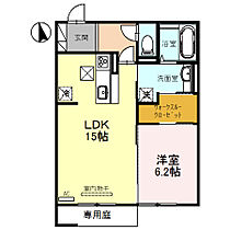 プランドール 102 ｜ 兵庫県姫路市北今宿2丁目（賃貸アパート1LDK・1階・52.80㎡） その2