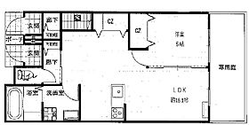 メゾンソレイユ　エスト 103 ｜ 兵庫県姫路市大津区長松（賃貸アパート1LDK・1階・49.78㎡） その2