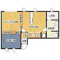 ブーローブラン F1 ｜ 兵庫県姫路市勝原区熊見（賃貸アパート1LDK・1階・42.23㎡） その2