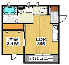 ＭＩＳＴＲＡＬ東姫路駅前II 103 ｜ 兵庫県姫路市若菜町1丁目（賃貸アパート1LDK・1階・30.17㎡） その2