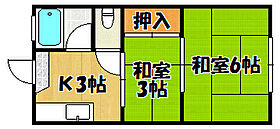 みどりハイツ 204 ｜ 兵庫県神戸市西区王塚台5丁目（賃貸アパート2K・2階・27.00㎡） その2