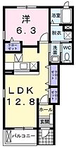 カーサプラシード2番館 103 ｜ 兵庫県三木市加佐（賃貸アパート1LDK・1階・46.49㎡） その2