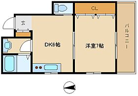 ハイツ阿列布（オリーブ）  ｜ 兵庫県尼崎市浜田町２丁目（賃貸アパート1DK・2階・28.82㎡） その2