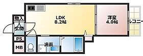 F アセシアガーデン  ｜ 兵庫県尼崎市立花町４丁目（賃貸アパート1LDK・1階・27.79㎡） その2