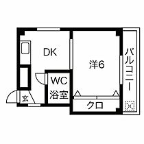 コスモ武庫川  ｜ 兵庫県尼崎市武庫川町２丁目（賃貸マンション1DK・5階・25.00㎡） その2