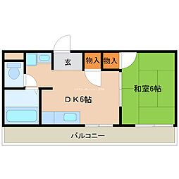 ハイツルミナール立花 3階/-