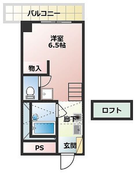 エヌタス武庫之荘 ｜兵庫県尼崎市武庫町３丁目(賃貸マンション1R・4階・21.00㎡)の写真 その2